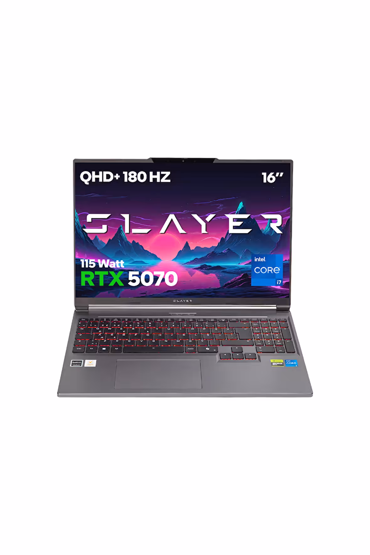 Game Garaj Slayer X7T-5070 C7 Intel Core i7 14650HX 16GB RAM 1TB SSD RTX5070 16" QHD+ 180Hz IPS FreeDOS Oyuncu Laptop